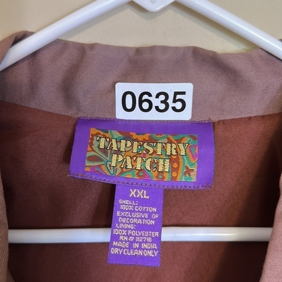 Tapestry patch size 2 xlarge Vintage 90s floral jacket - Picture 2 of 11